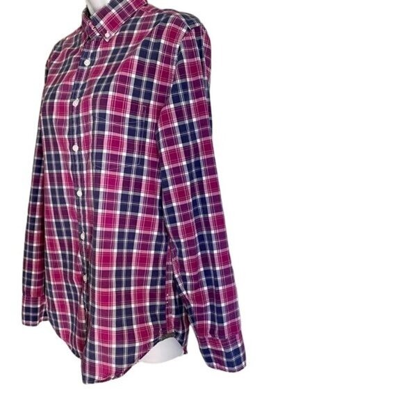 J. Crew Tartan Womens Long Sleeve Button Down Shirt Small - Picture 5 of 8